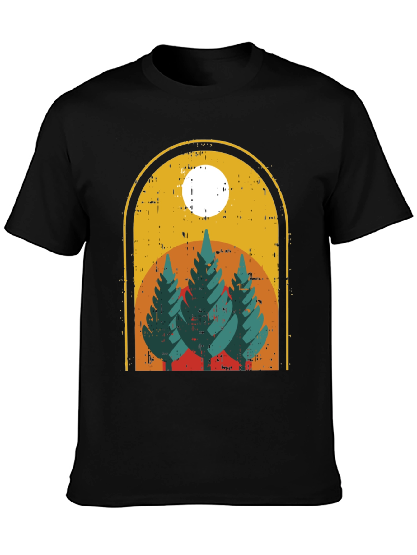 Retro Mountain Scene T-Shirt