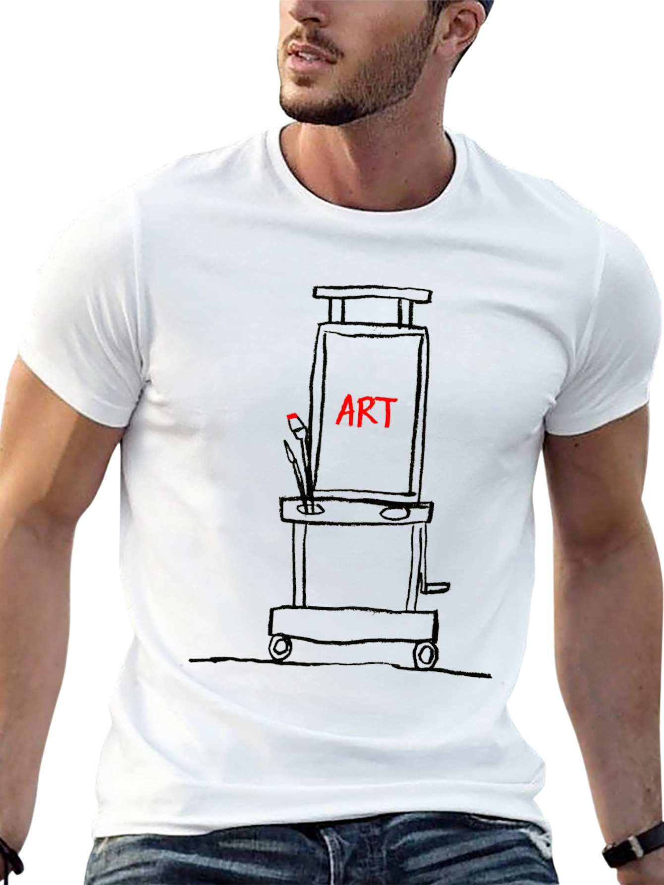 Art Easel Graphic T-Shirt - Artist Apparel