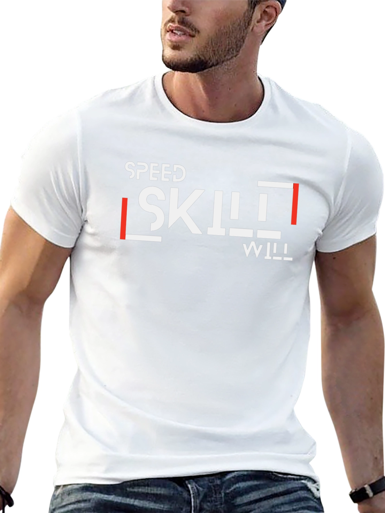Speed Skill Will Graphic Tee - Mens Black T-Shirt