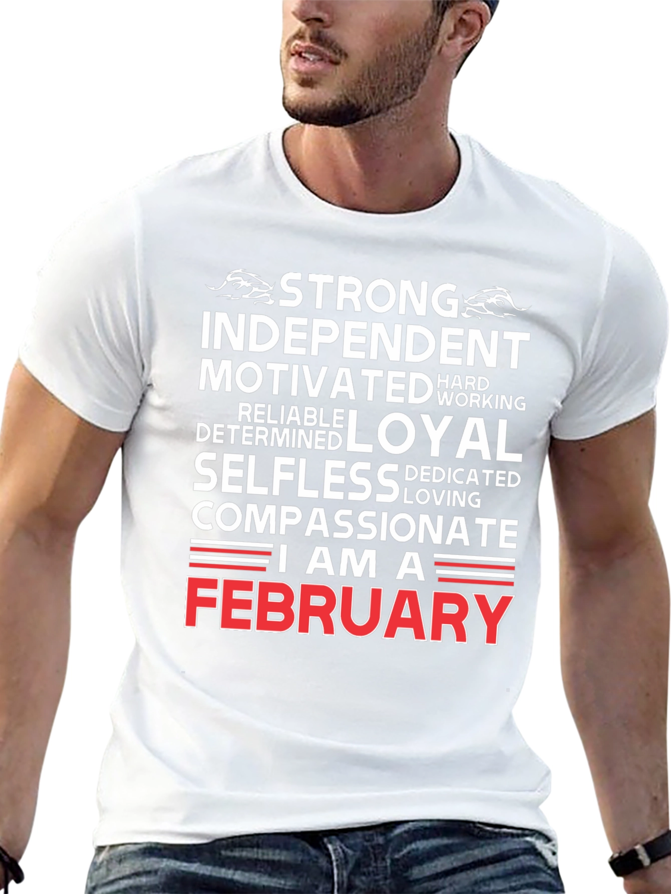 Strong February Birthday T-Shirt