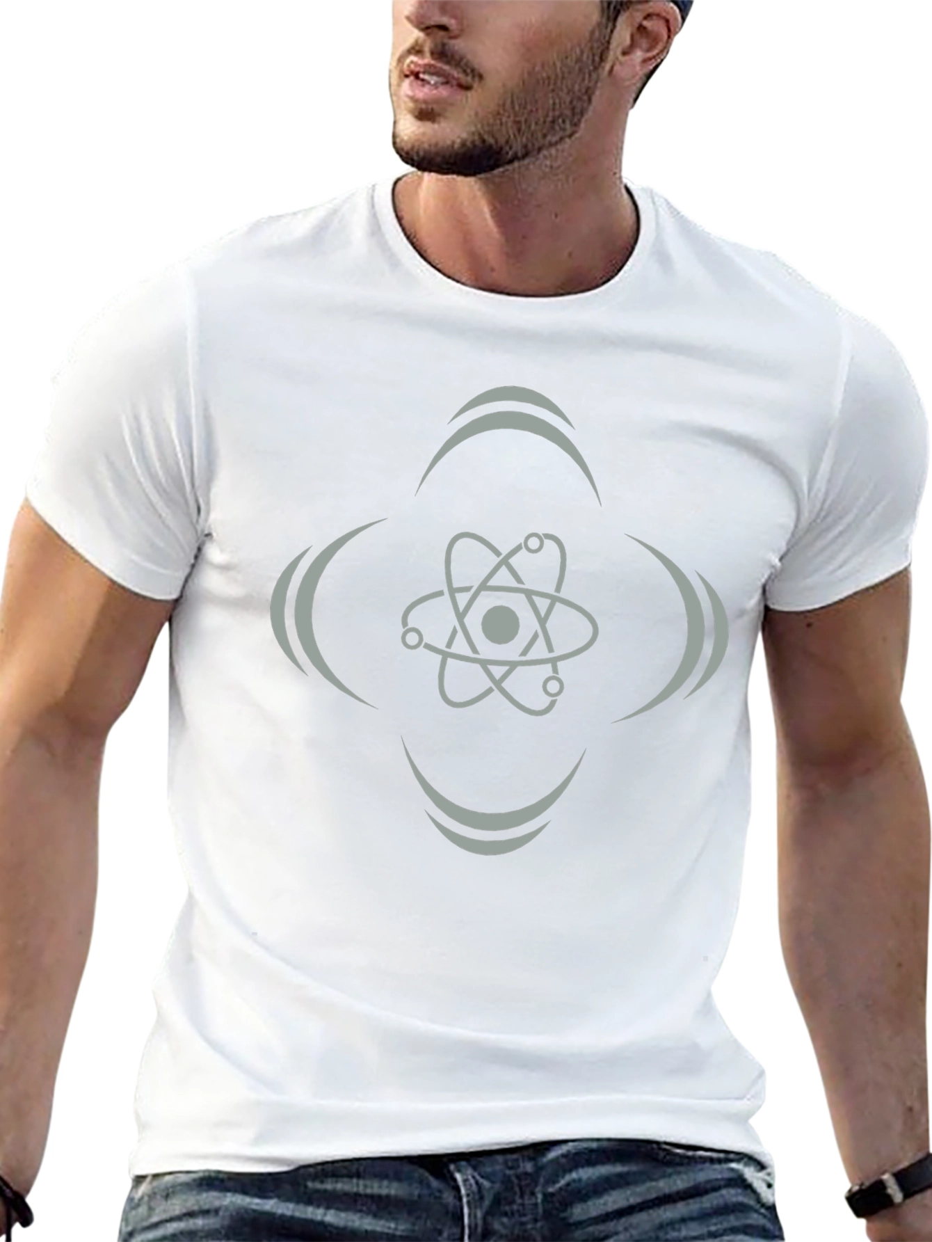 Atom Graphic Tee - Black Science T-Shirt