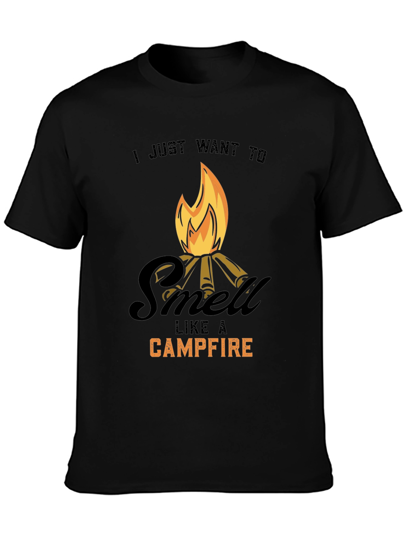 Campfire Smell T-Shirt - Outdoorsy Comfort