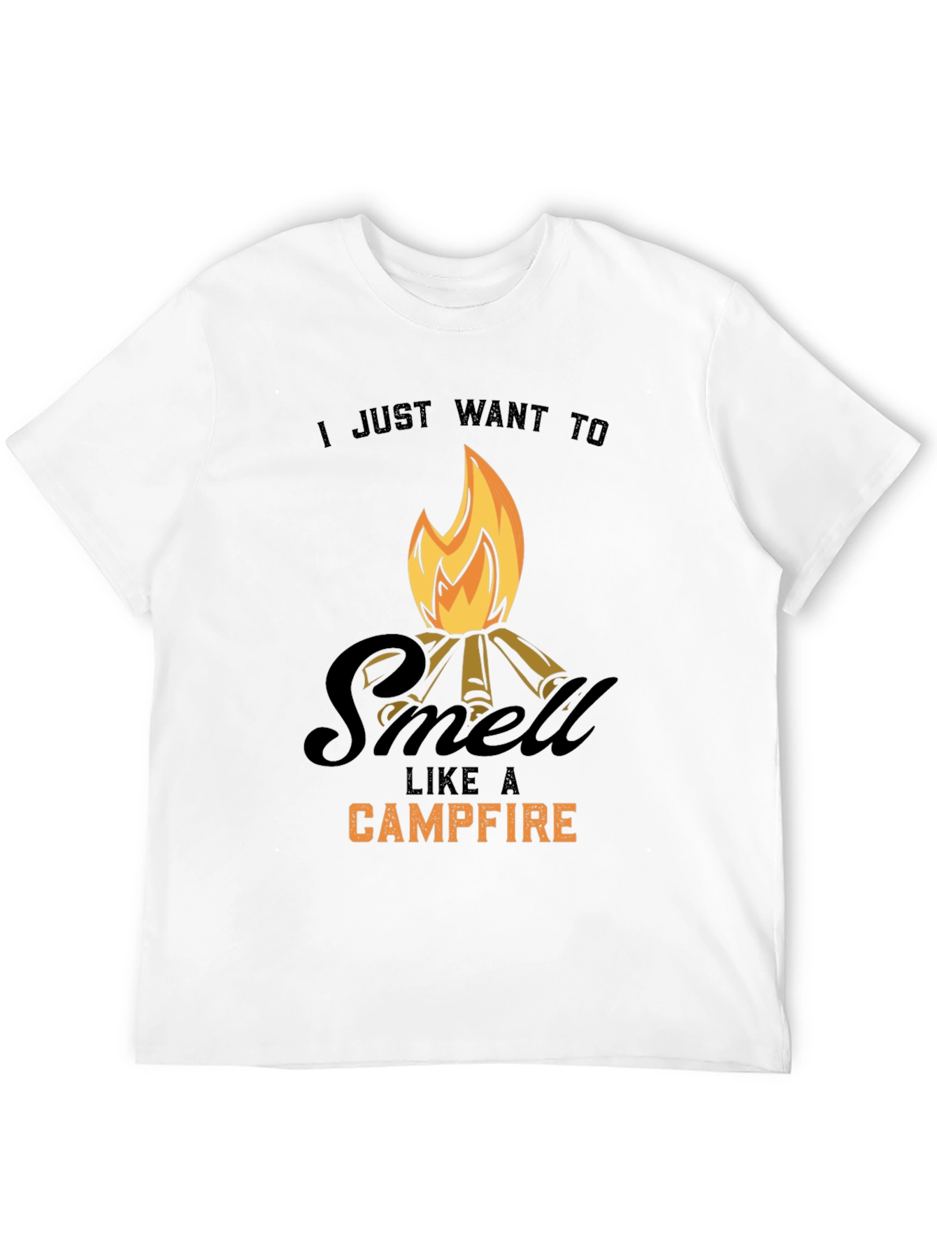 Campfire Smell T-Shirt - Outdoorsy Comfort
