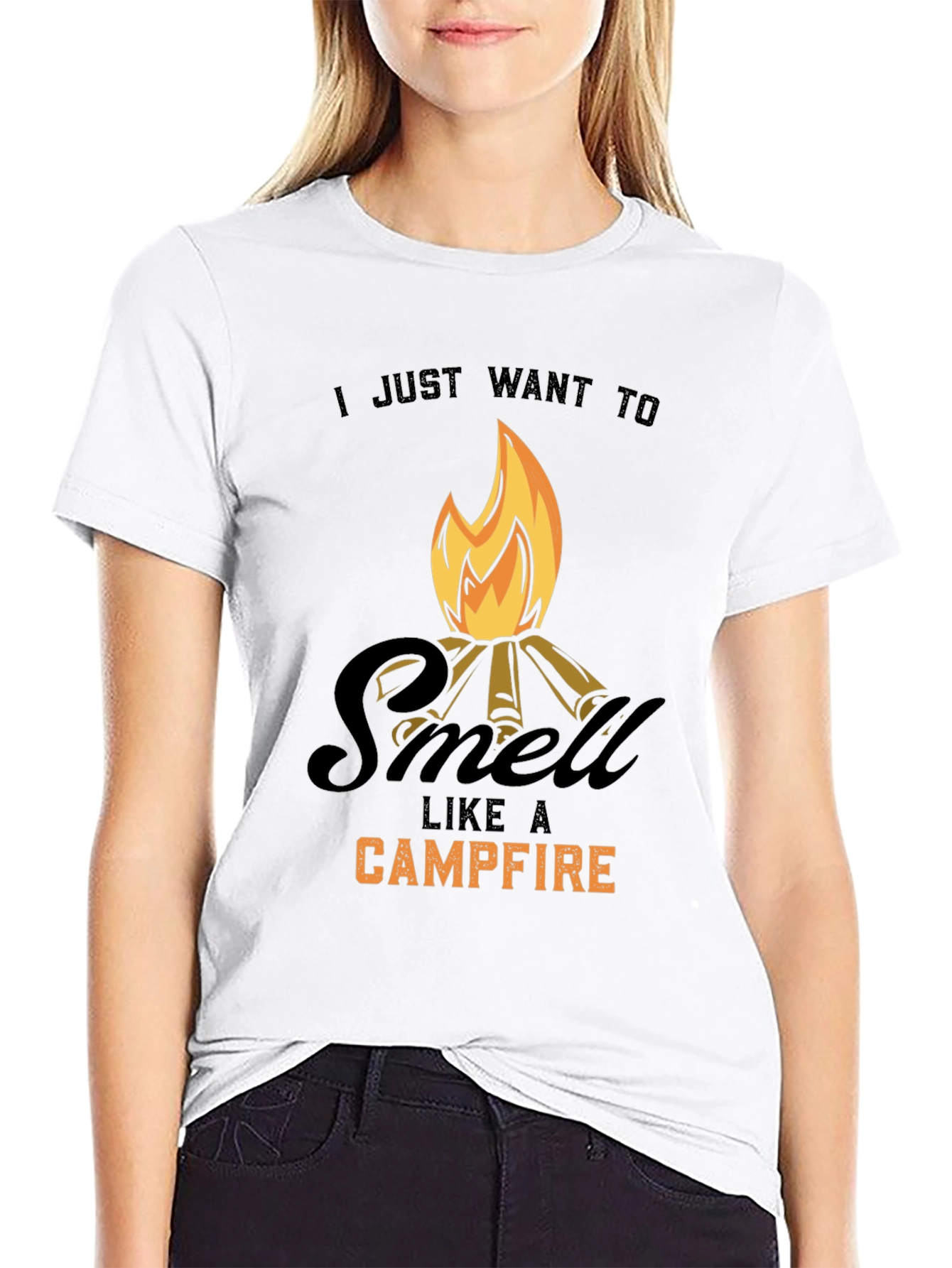 Campfire Smell T-Shirt - Outdoorsy Comfort
