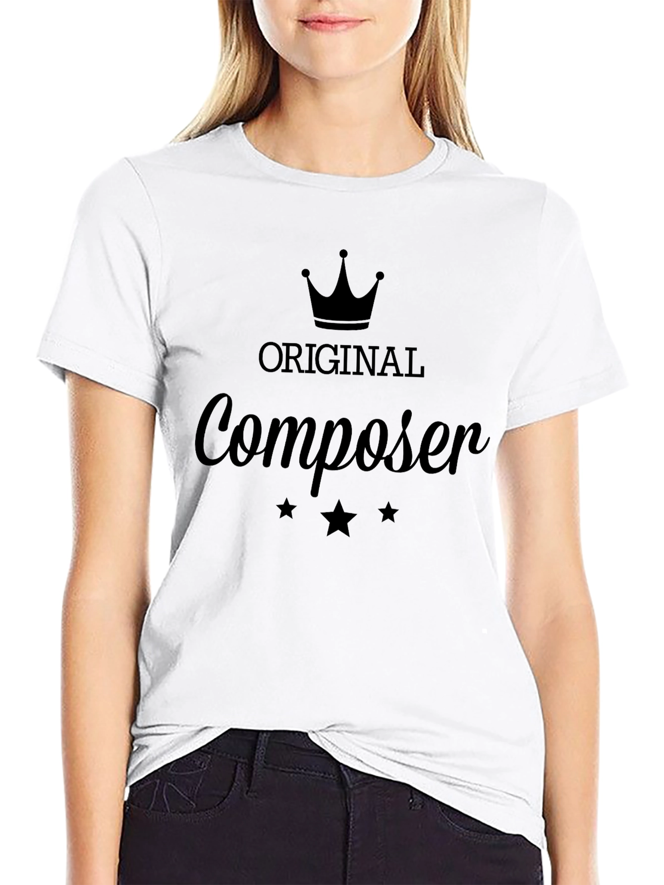 Original Composer Graphic Tee - Premium Black T-Shirt