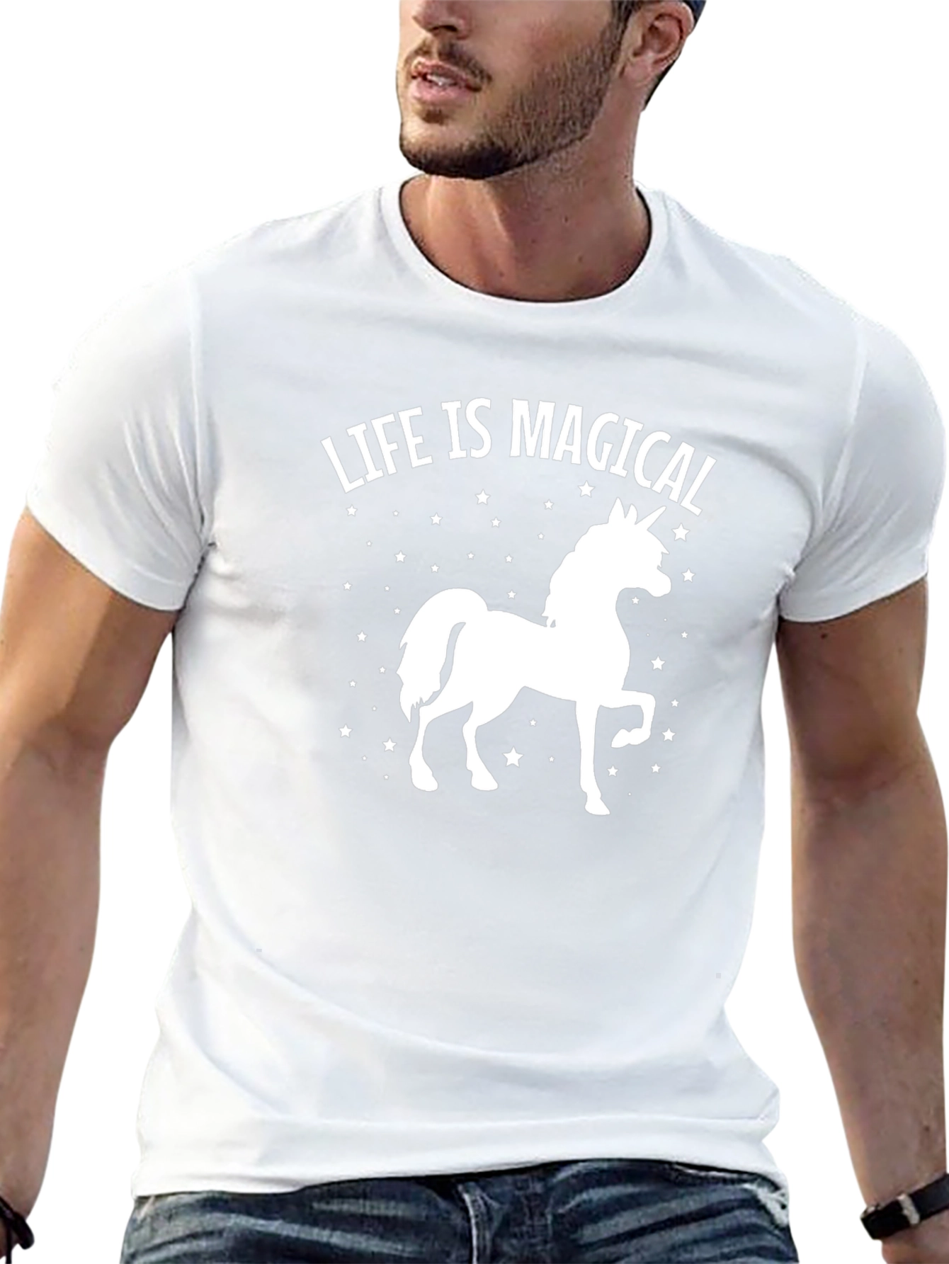 Life is Magical Unicorn Graphic Tee