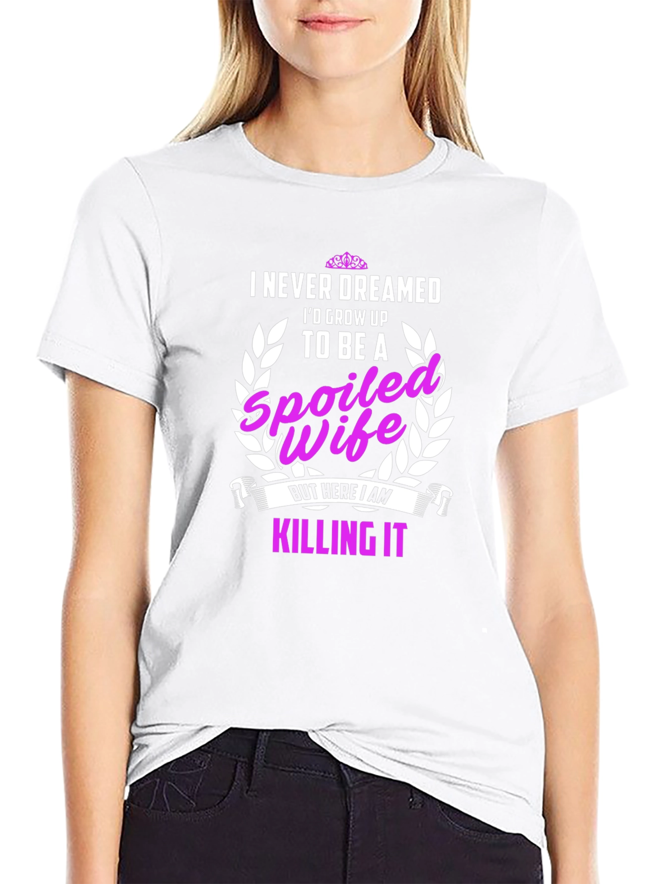 Spoiled Wife Graphic Tee - Killing It T-Shirt