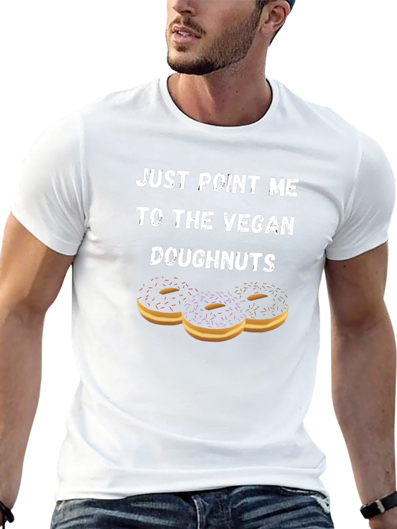 Vegan Doughnut T-Shirt - Unisex