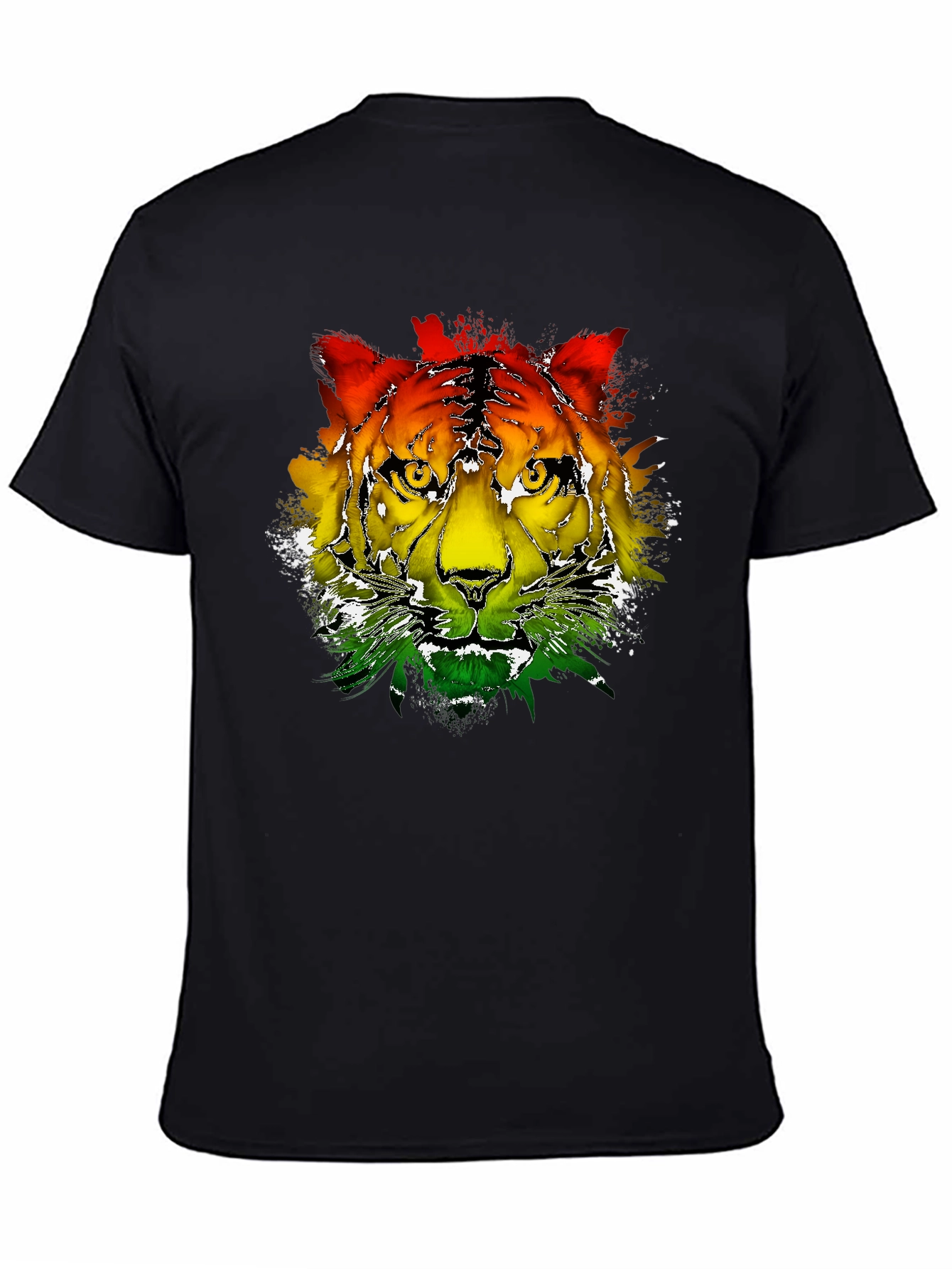 Rasta Tiger Graphic Tee - Cool Reggae T-Shirt