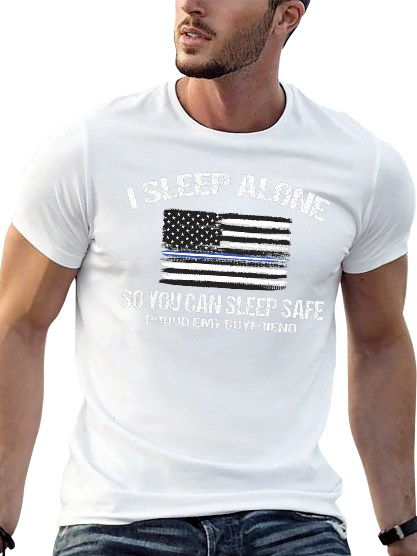 Proud EMT Boyfriend Graphic Tee
