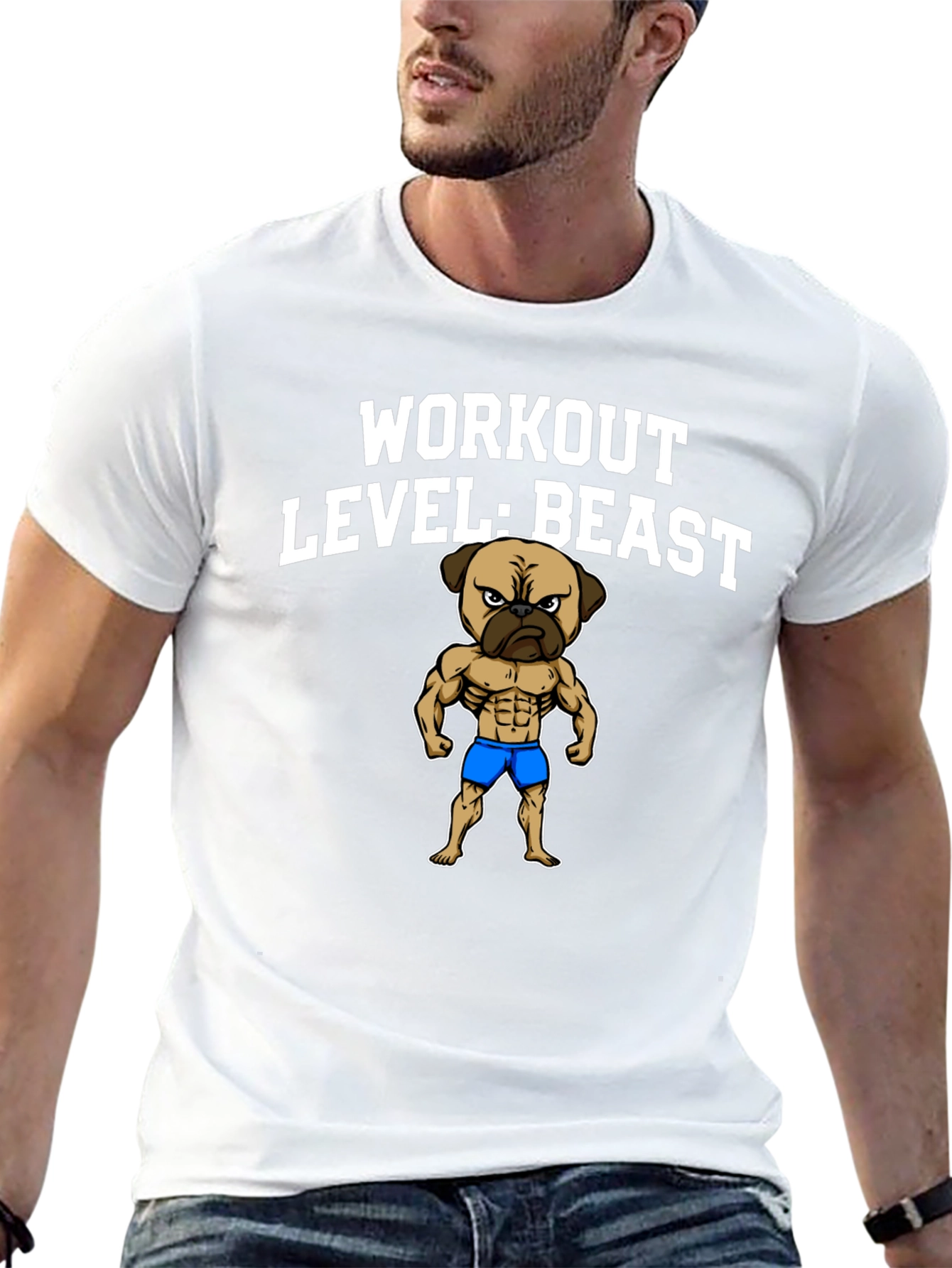 Workout Level Beast Black T-Shirt