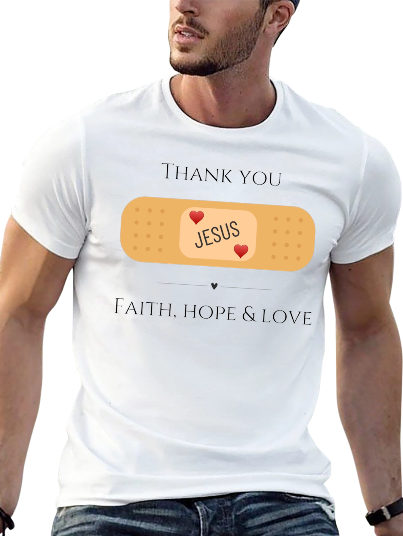 Jesus Faith Hope Love T-Shirt
