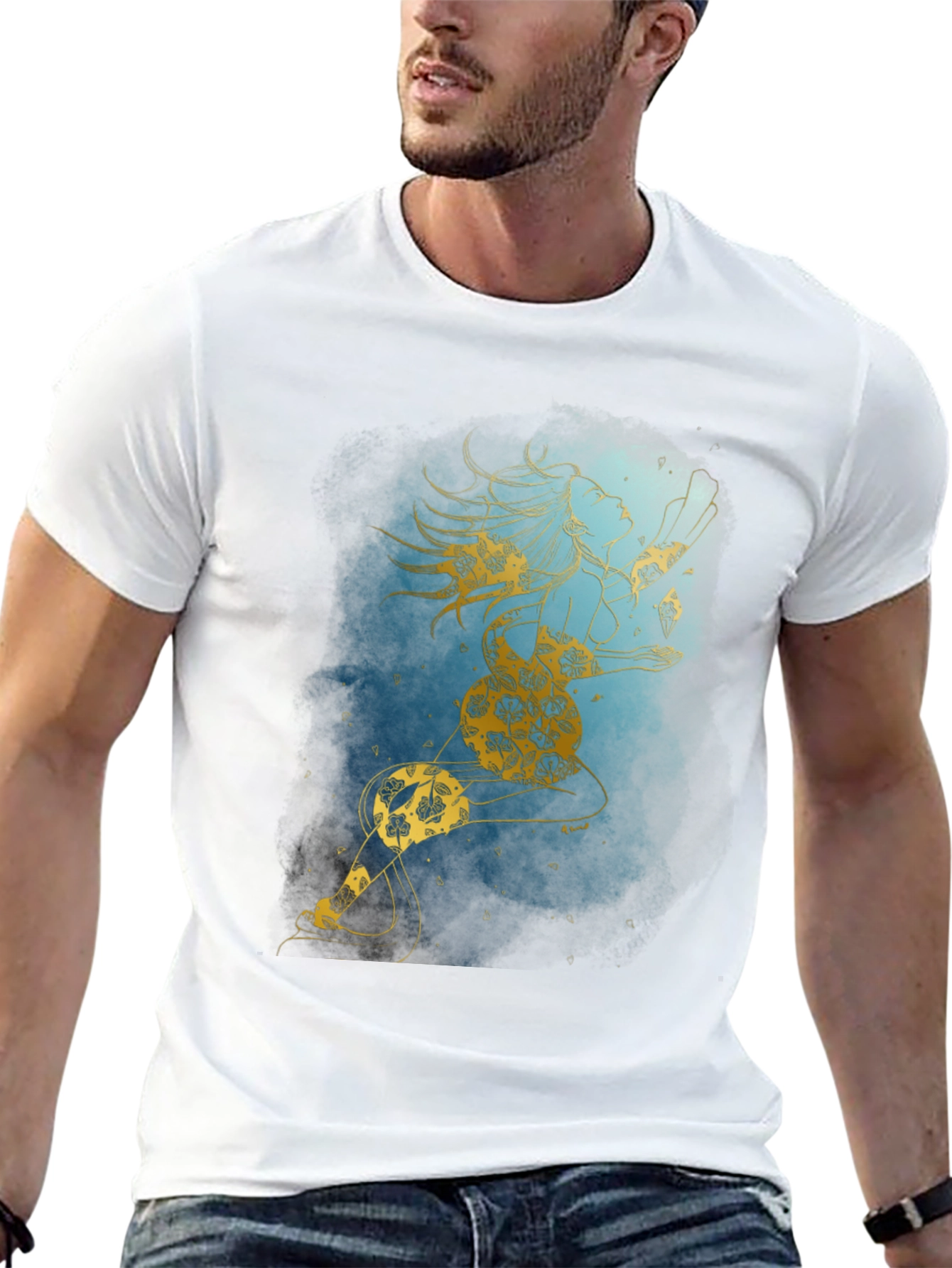 Mystic Woman Graphic T-Shirt - Modern Art Tee