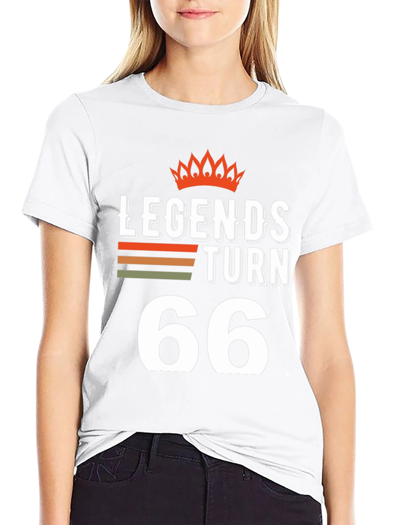 Legends Turn 66 T-Shirt - Birthday Gift Idea