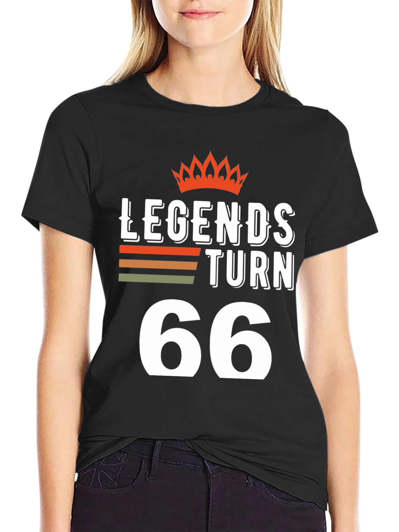 Legends Turn 66 T-Shirt - Birthday Gift Idea