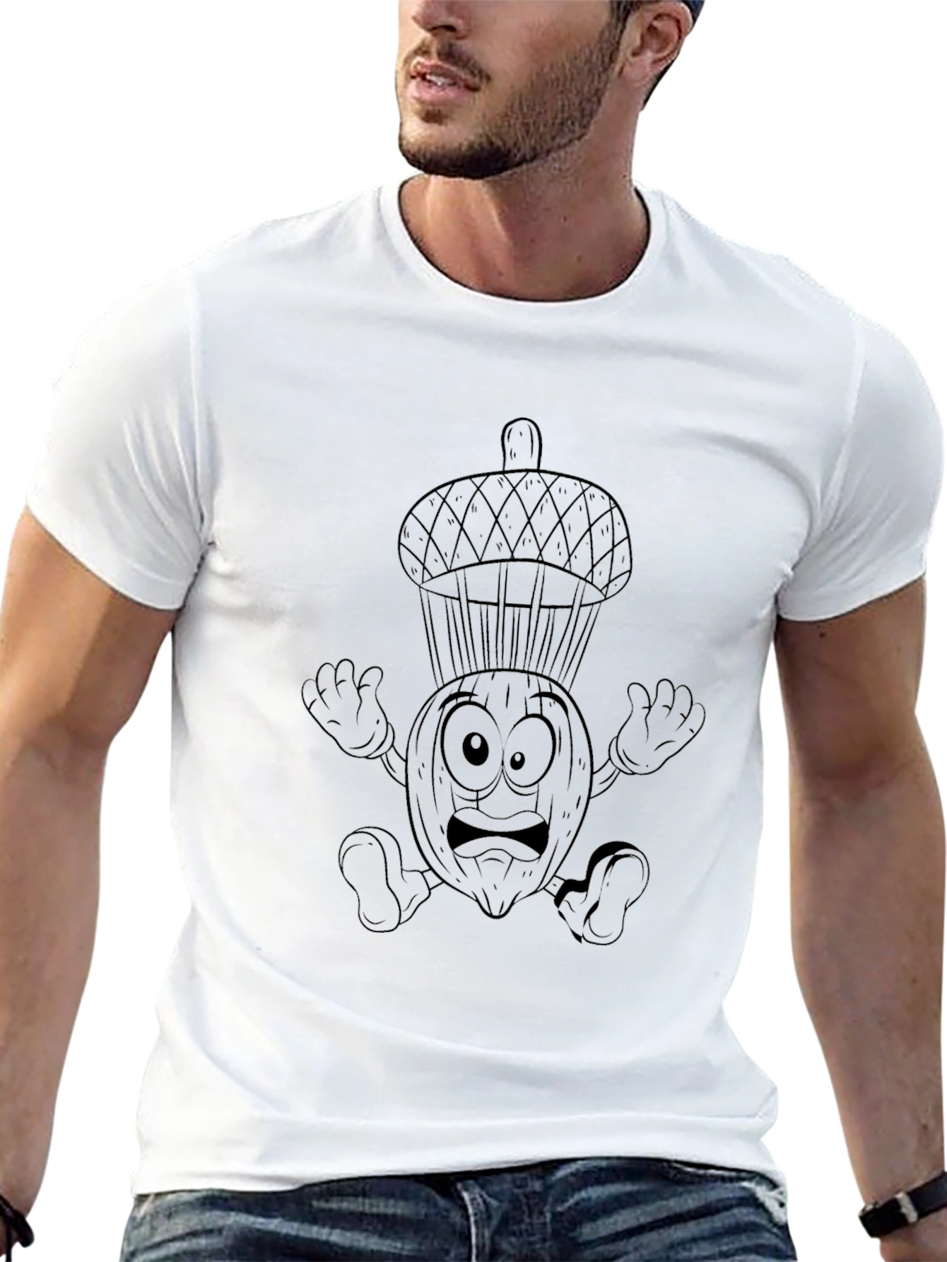 Nutty Parachute T-Shirt - Black