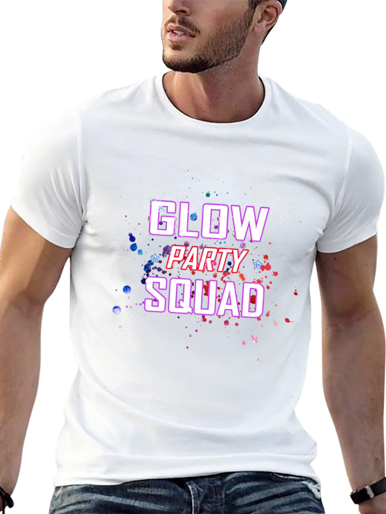 Glow Party Squad Graphic Tee
