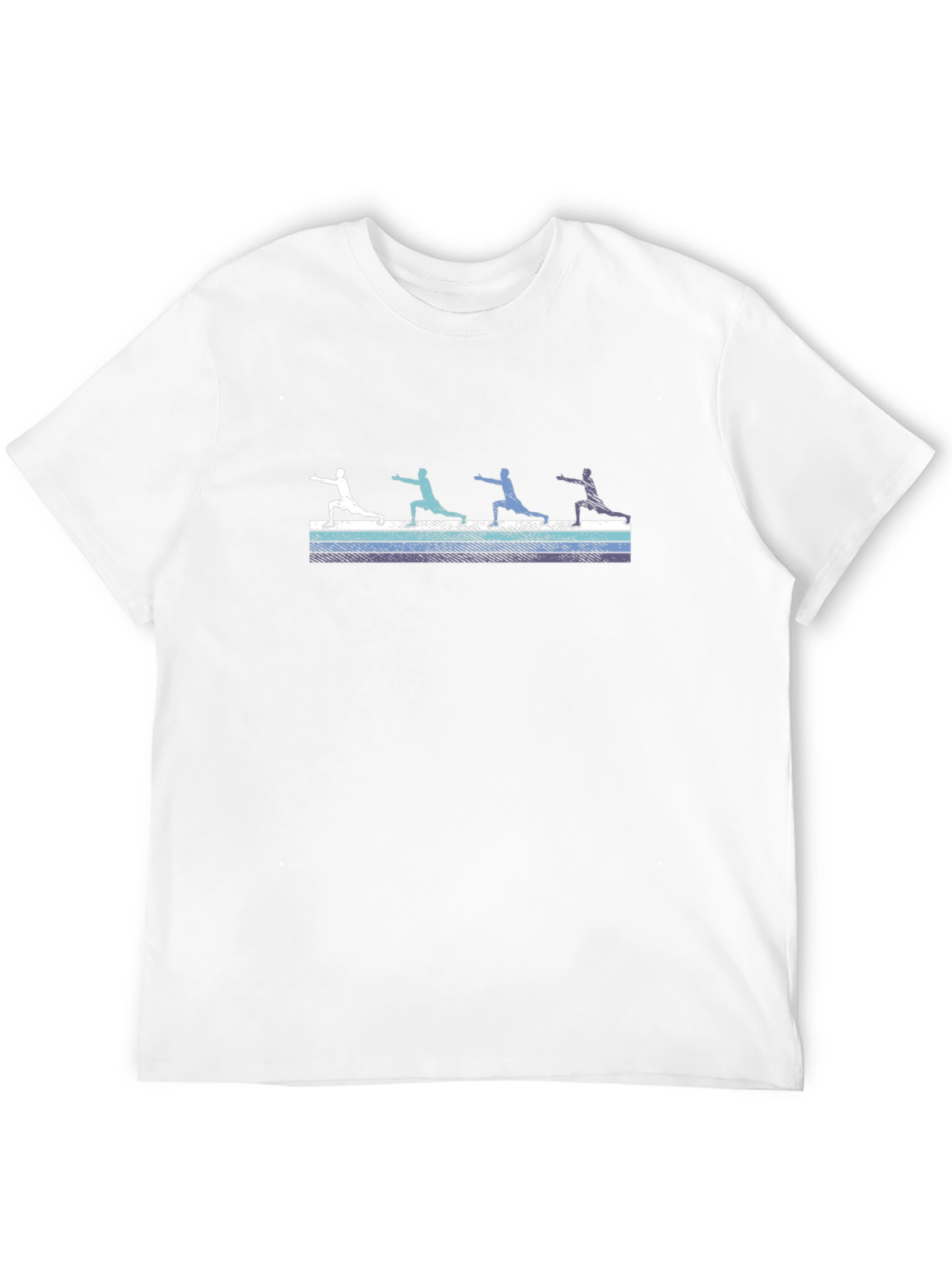 Yoga Pose Graphic Black T-Shirt
