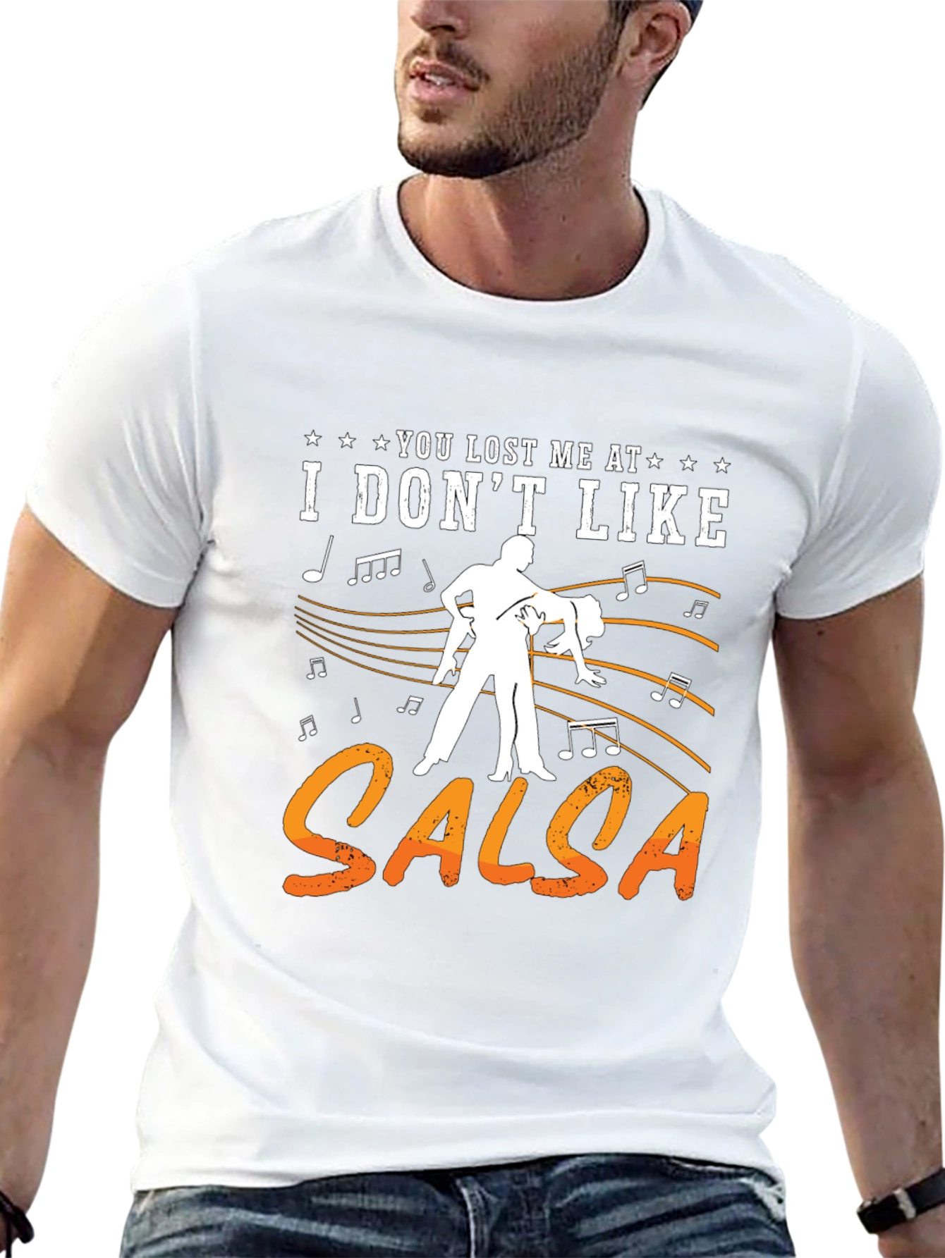 Funny Salsa Dance T-Shirt - I Dont Like Salsa