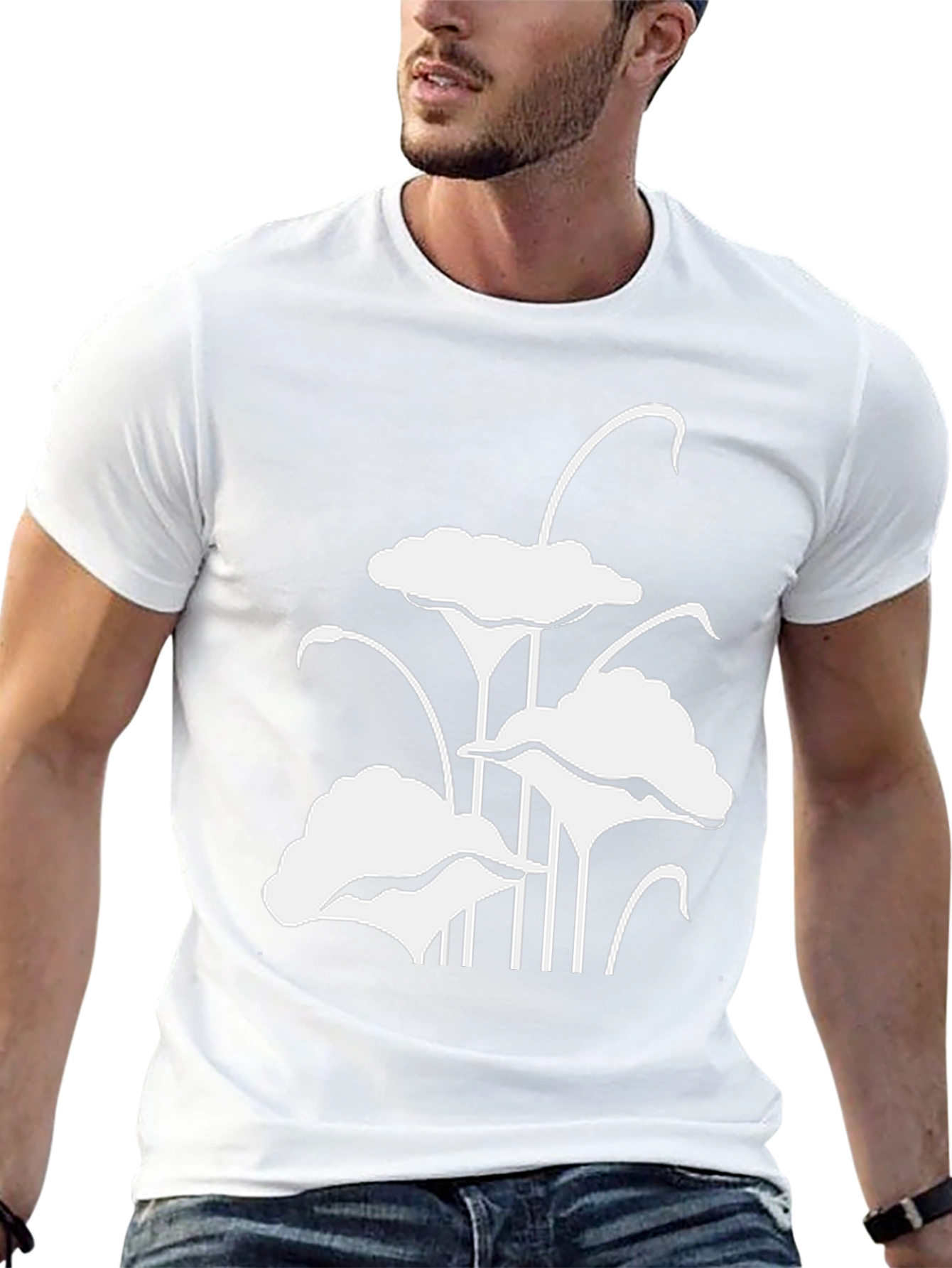 Floral Print T-Shirt - Stylish Casual Wear