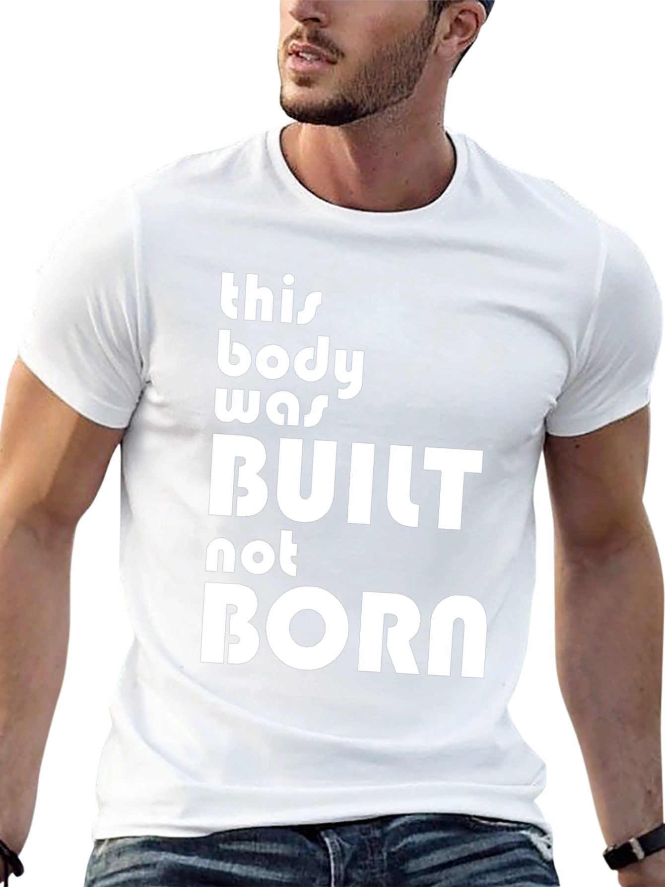 Built Not Born Graphic T-Shirt - Black