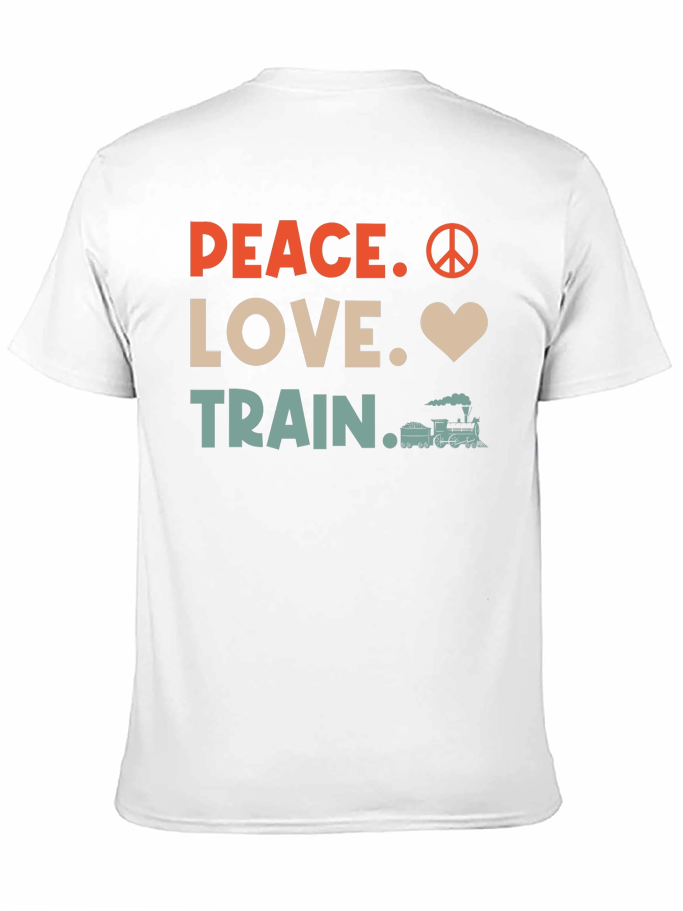 Peace Love Train Graphic Tee
