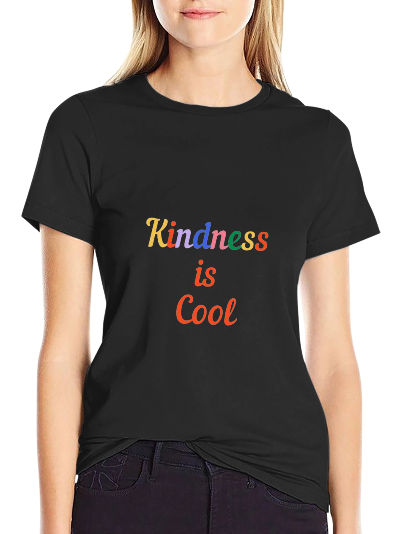 Kindness is Cool Black T-Shirt
