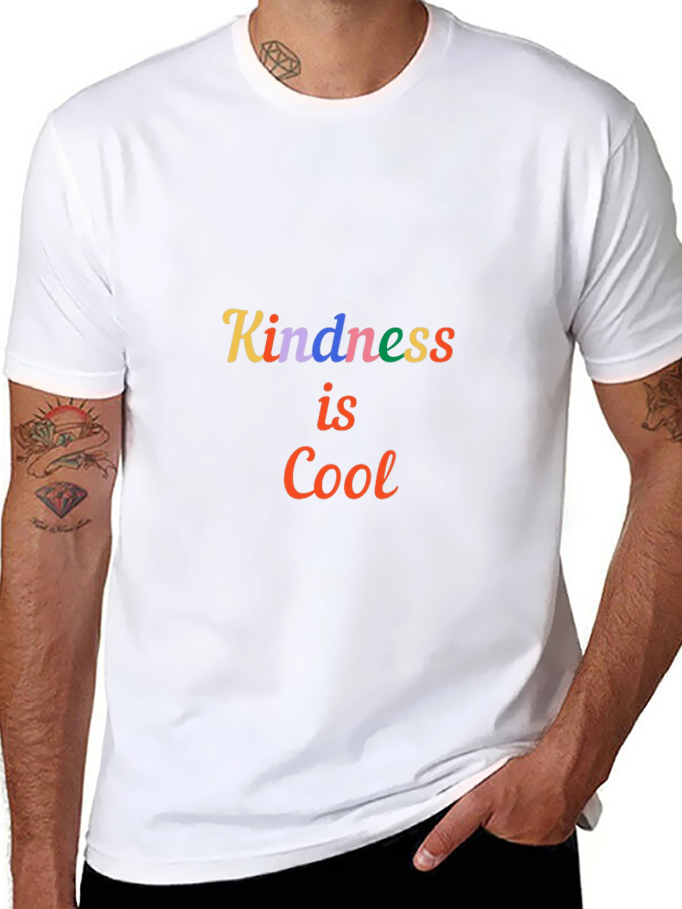 Kindness is Cool Black T-Shirt