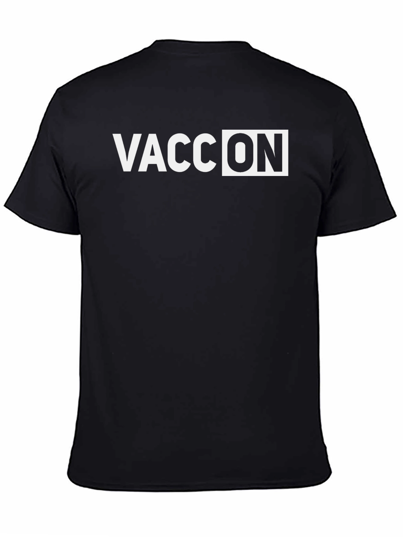 Vacc On Black T-Shirt