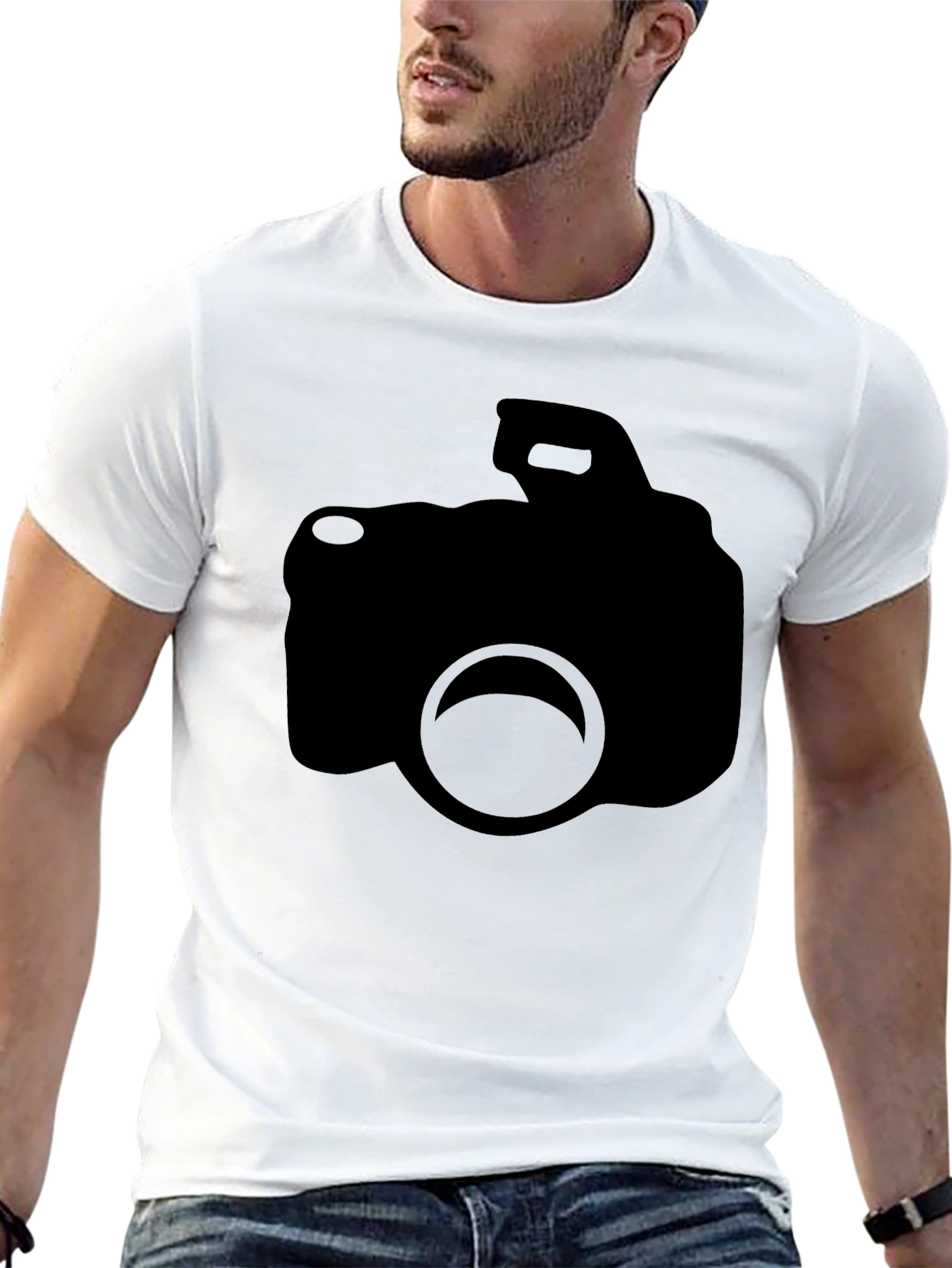Camera Graphic Black T-Shirt