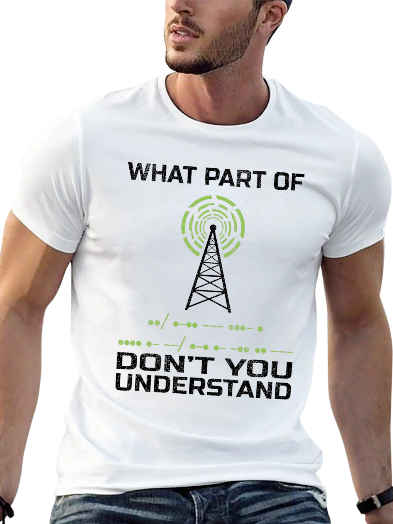 Ham Radio Operator Morse Code T-Shirt