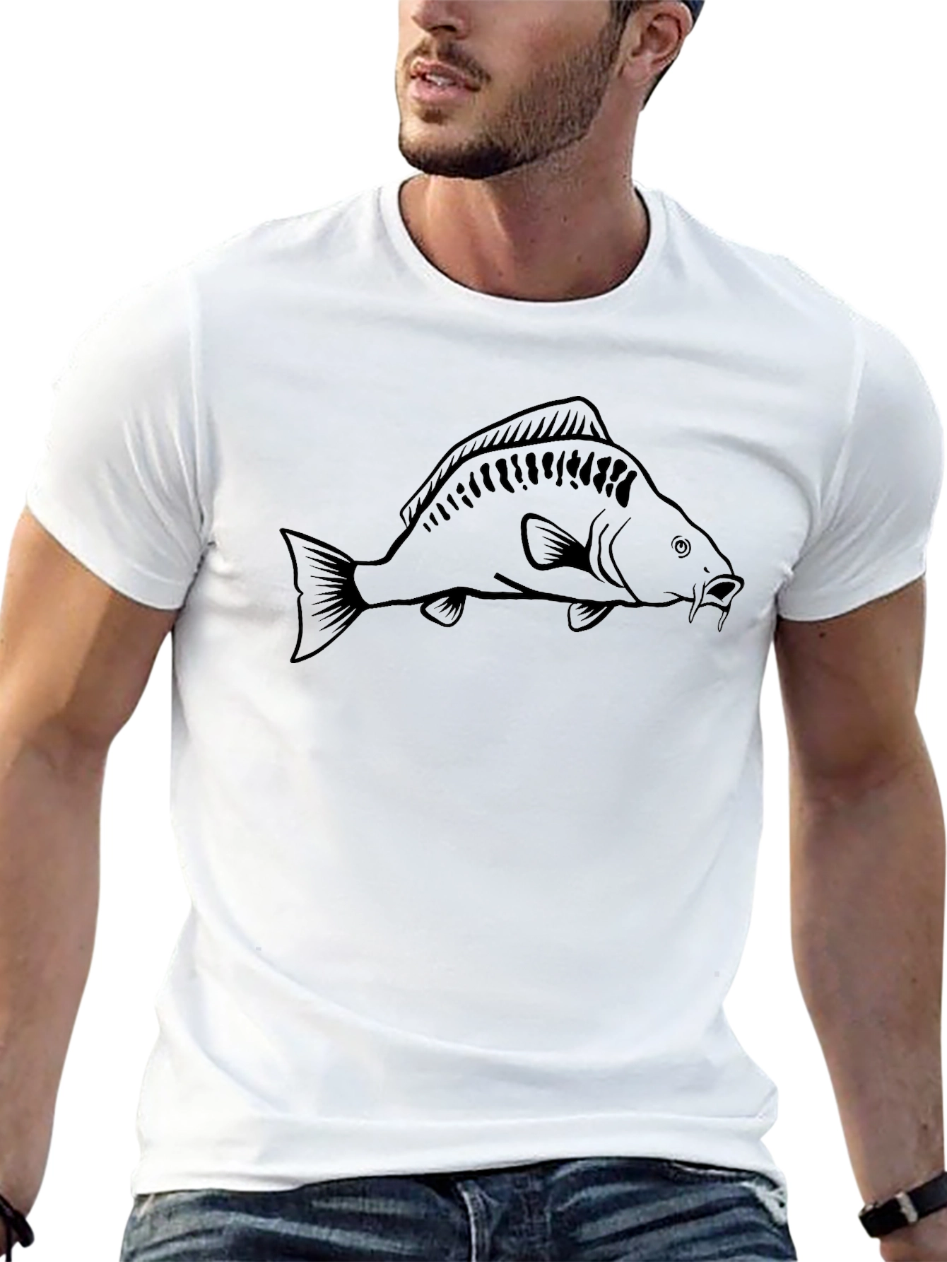 Carp Fish Graphic T-Shirt