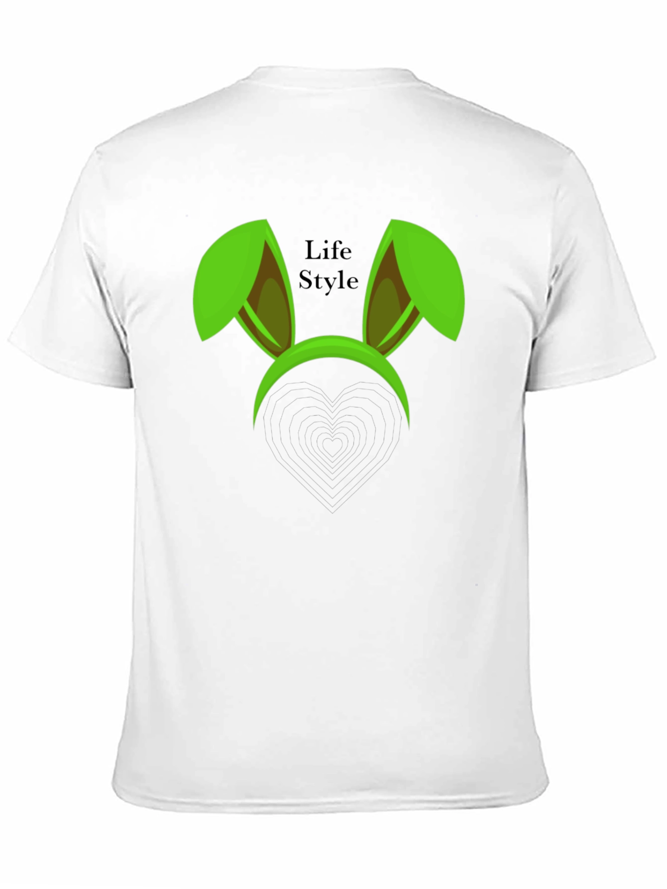 Fun Bunny Ears Graphic Tee - Life Style Apparel