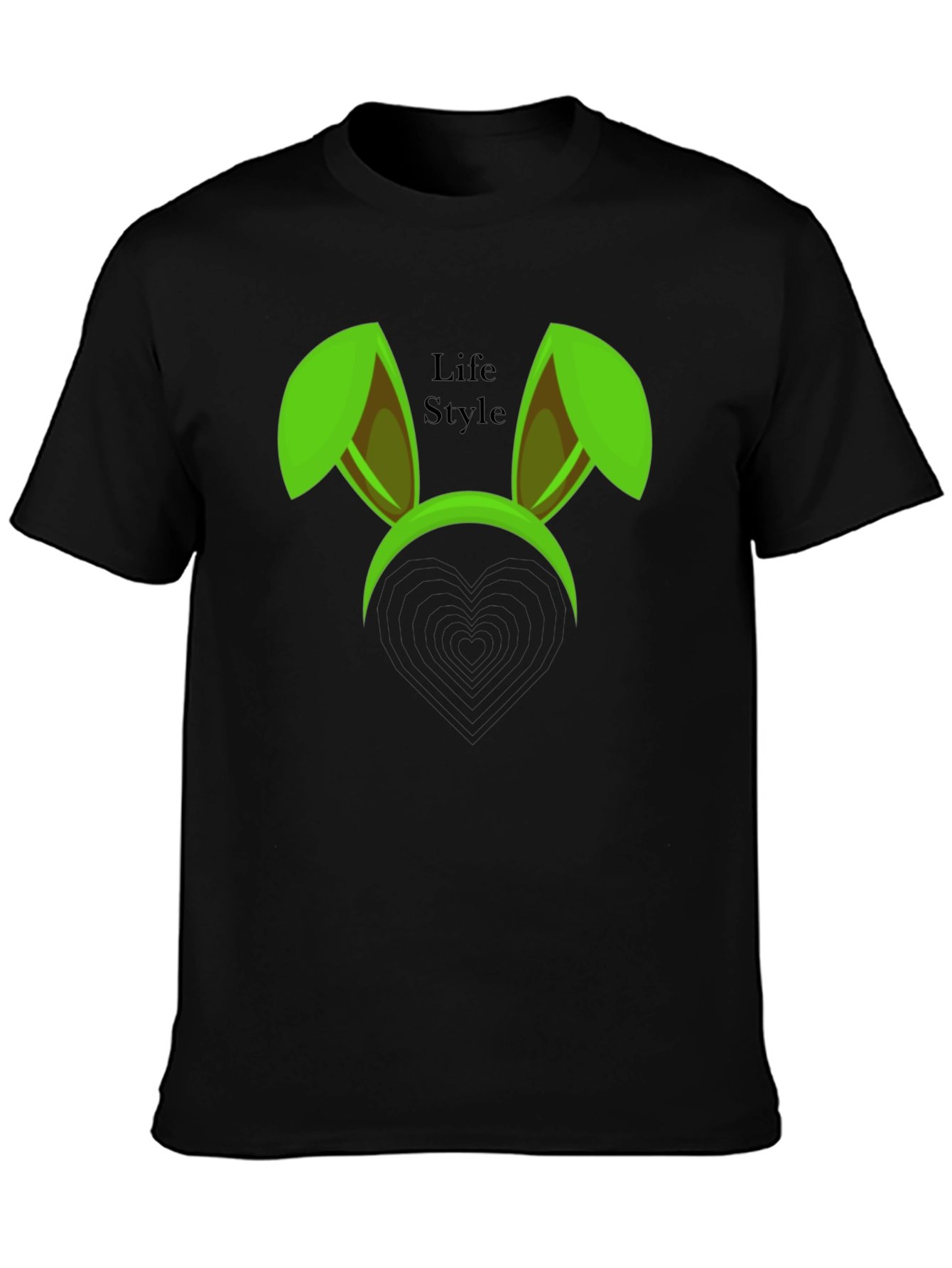Fun Bunny Ears Graphic Tee - Life Style Apparel