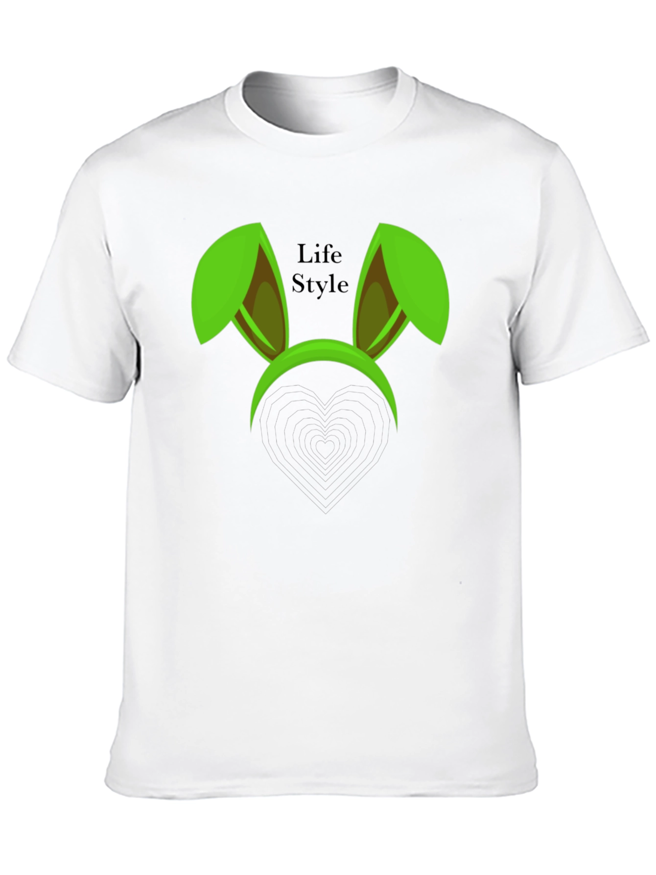 Fun Bunny Ears Graphic Tee - Life Style Apparel