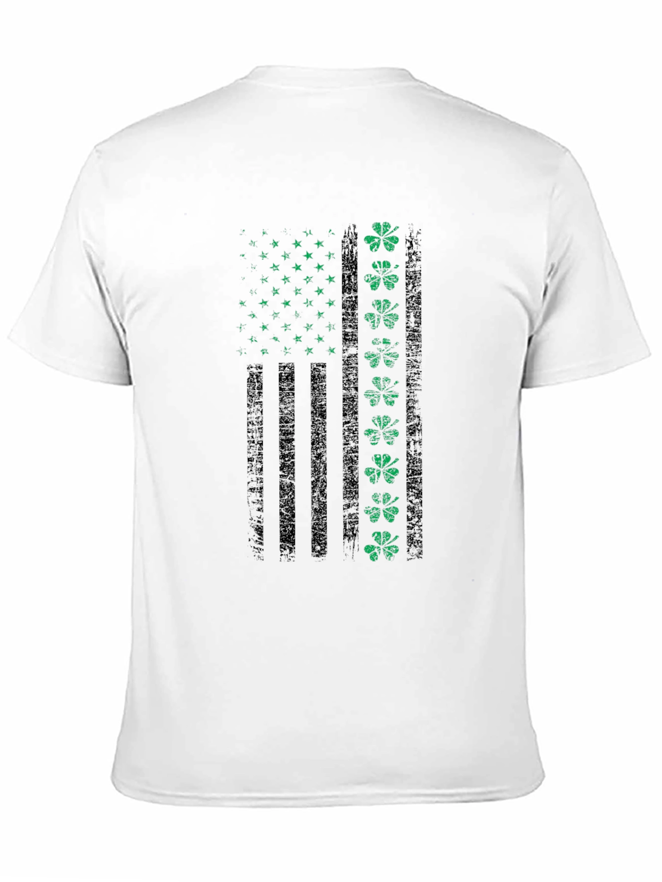St. Patricks Day Shamrock Flag T-Shirt