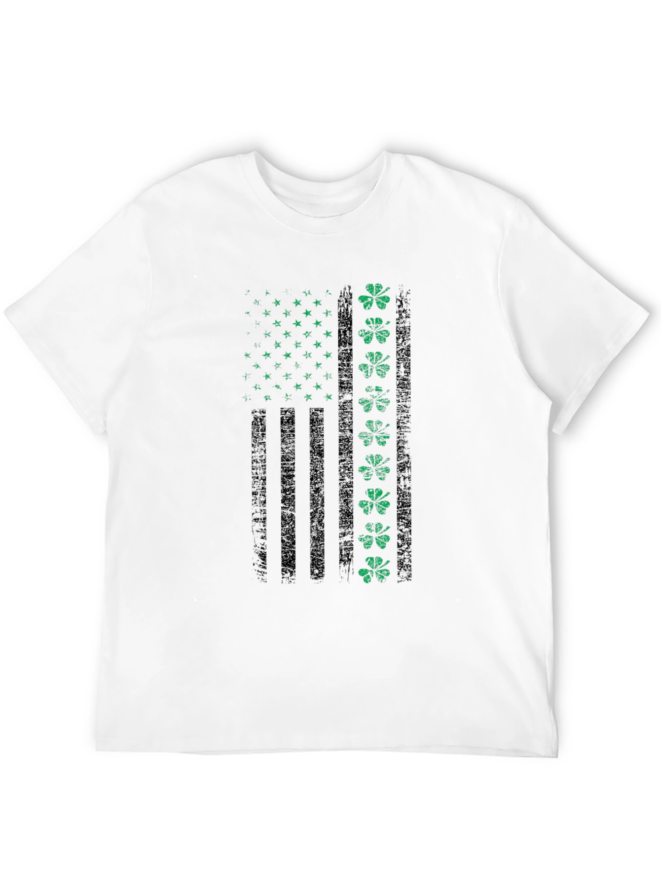 St. Patricks Day Shamrock Flag T-Shirt