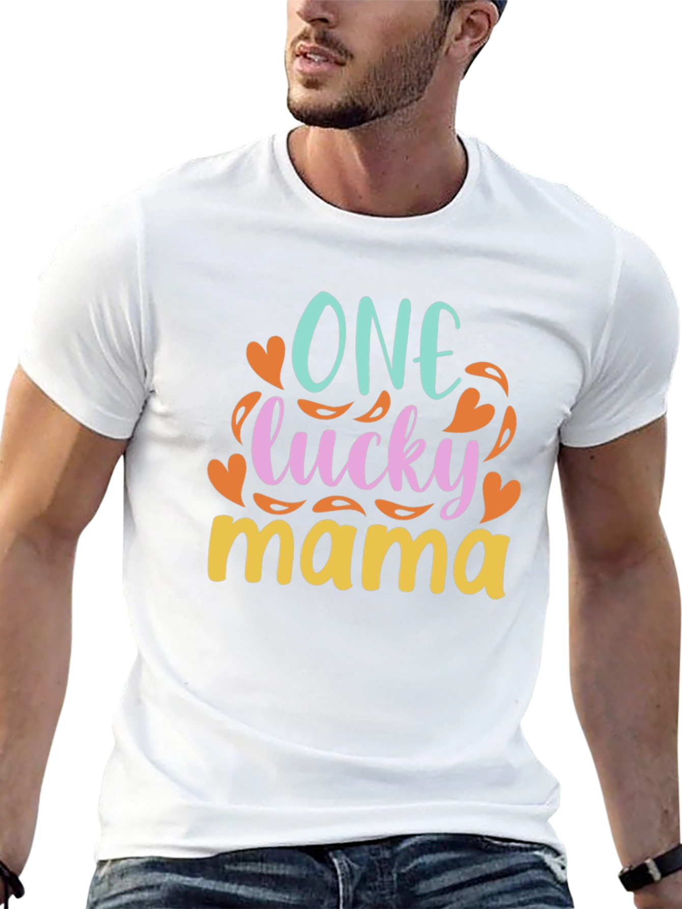 One Lucky Mama T-Shirt - Cute Mothers Day Gift