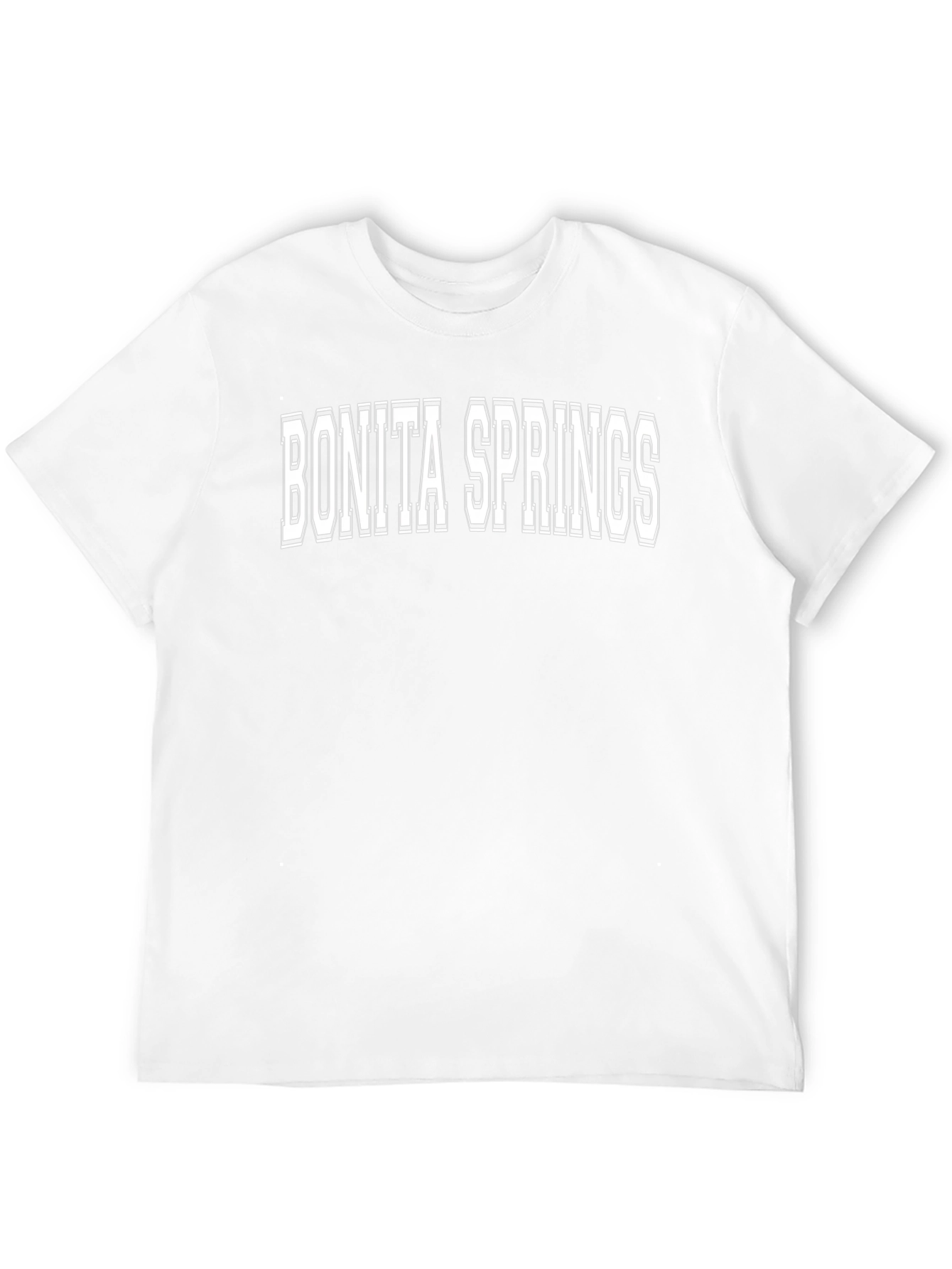 Bonita Springs T-Shirt - Black Crew Neck Tee