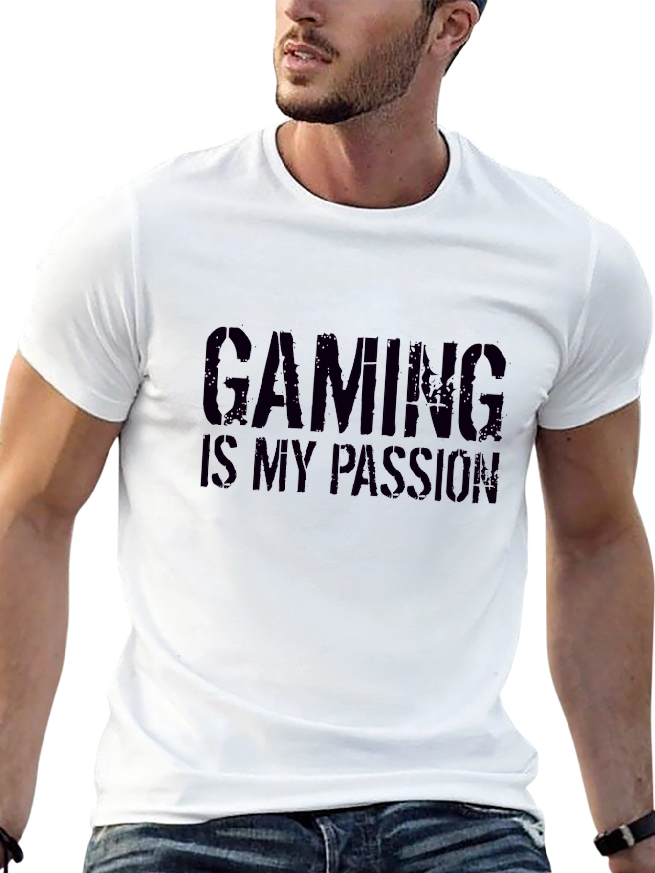 Gaming is My Passion Black T-Shirt
