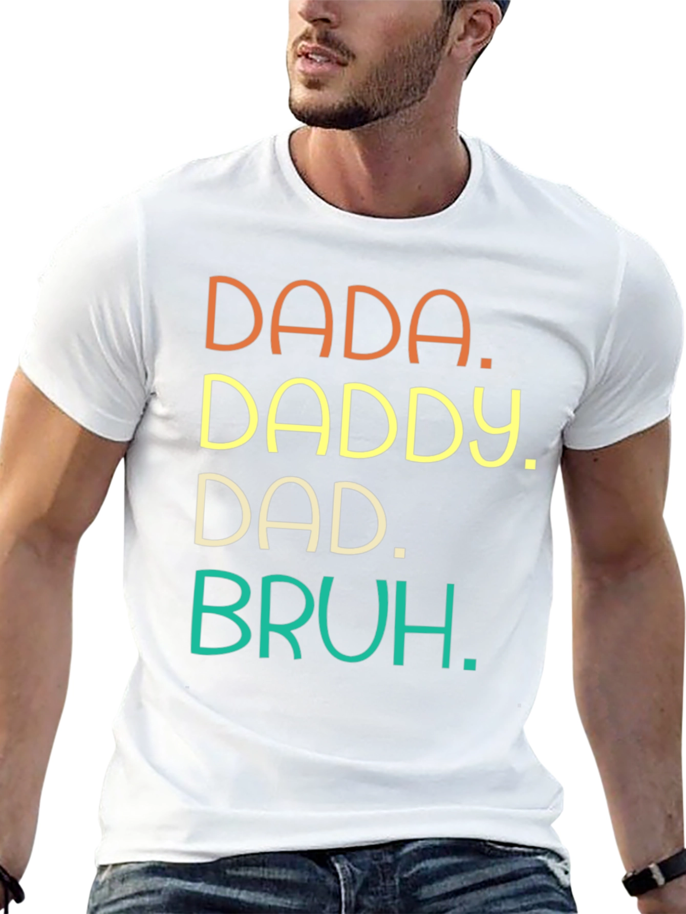 Dada Daddy Dad Bruh Graphic Tee