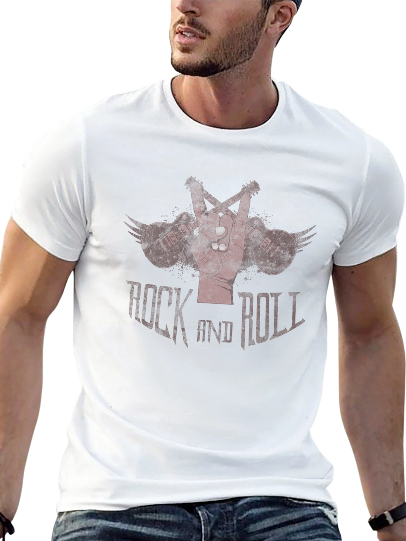 Rock and Roll Music Graphic T-Shirt