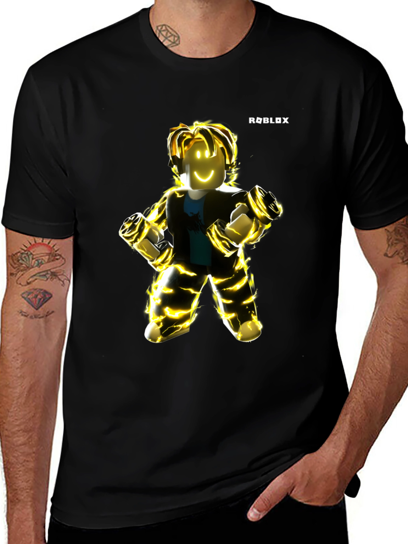 Roblox Character Black T-Shirt