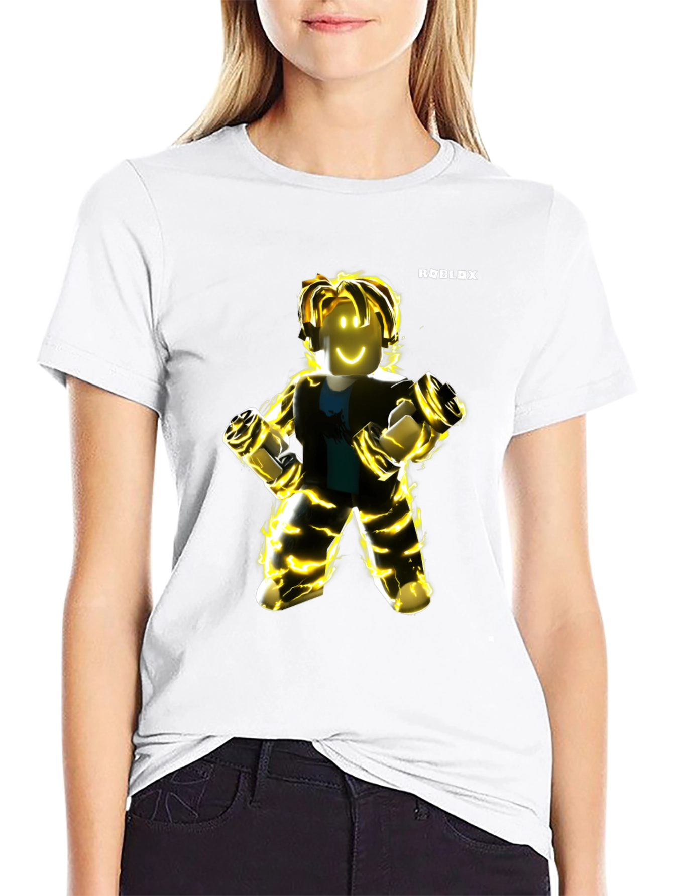 Roblox Character Black T-Shirt