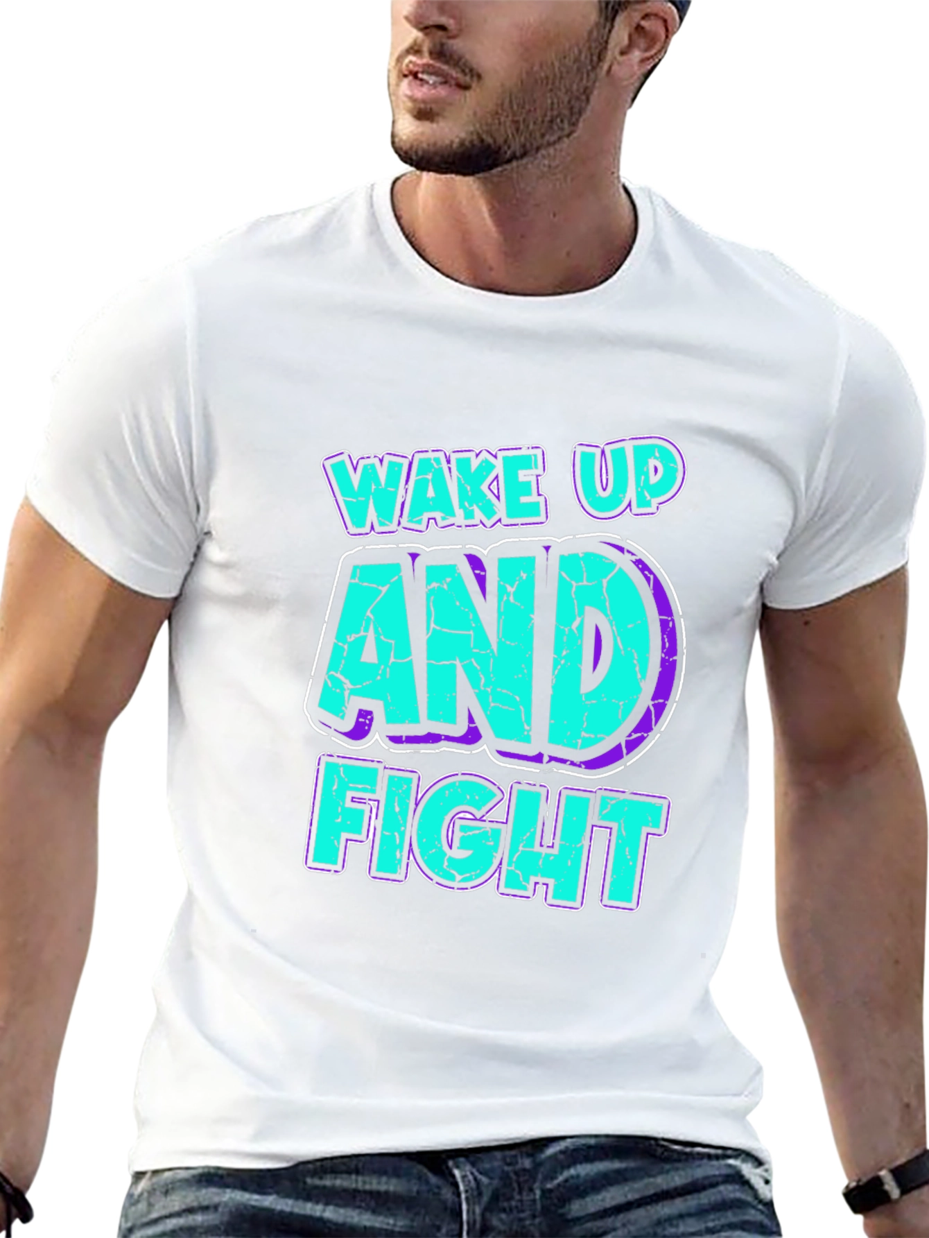 Wake Up and Fight Graphic Tee