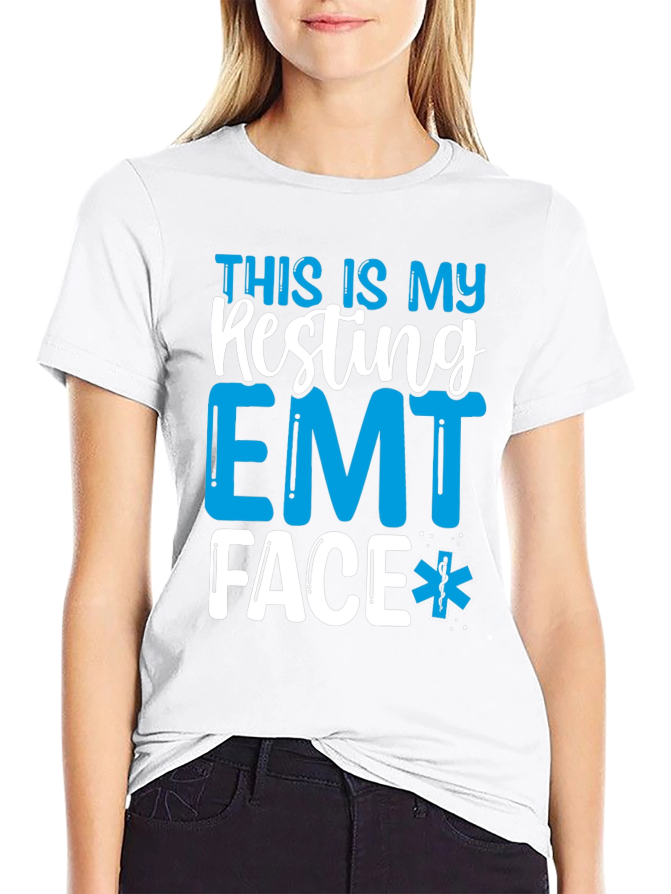 EMT Resting Face Graphic Tee