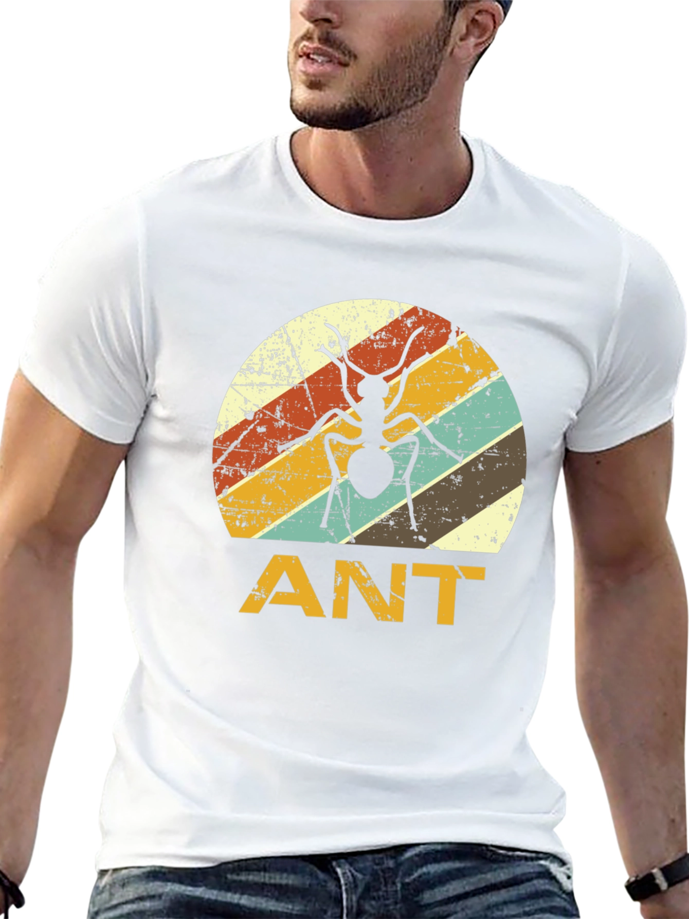 Retro Ant Graphic T-Shirt