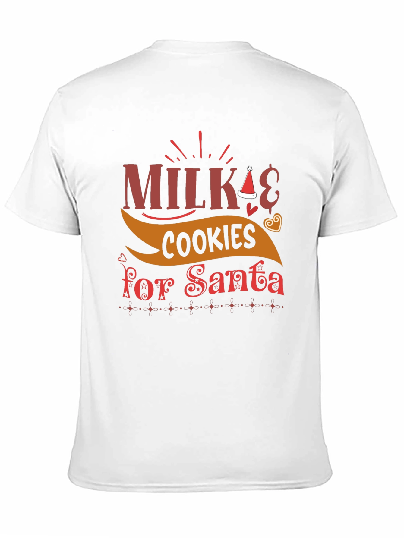 Milk & Cookies for Santa Christmas T-Shirt