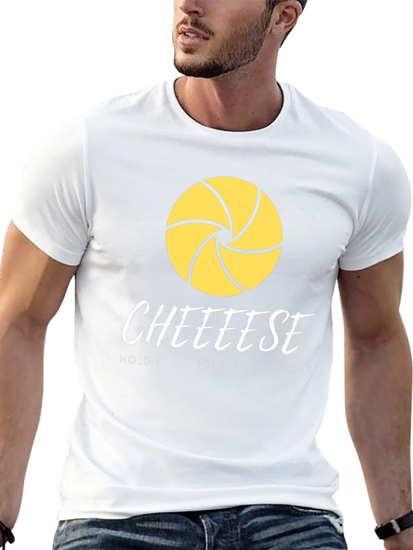 Cheese T-Shirt: Hold it Hold it Hold it!