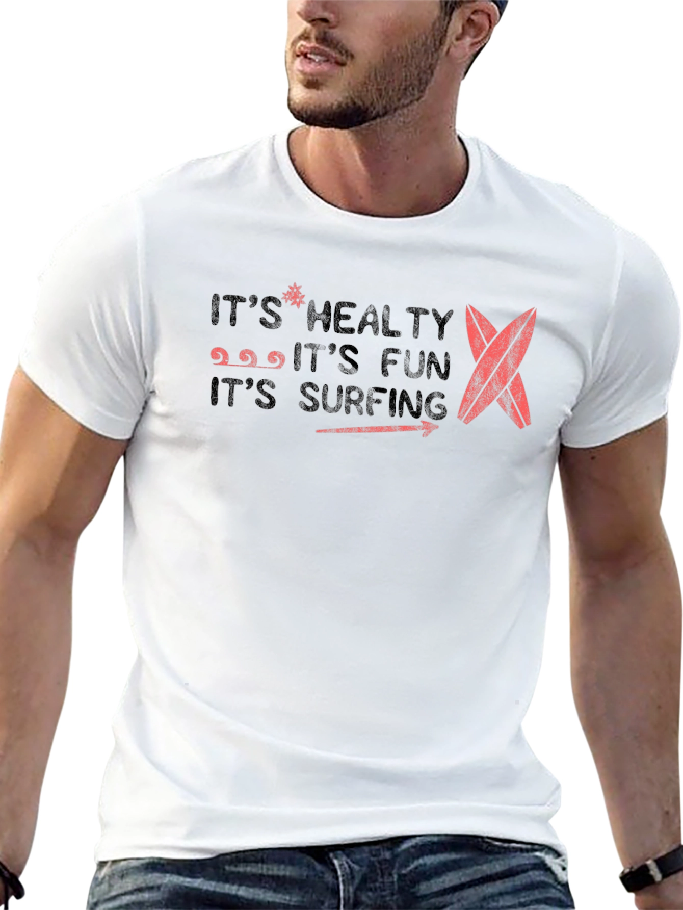Its Healthy Fun Surfing T-Shirt
